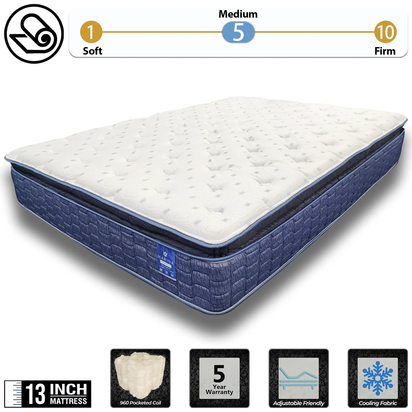 MARINA HYBRID PILLOWTOP