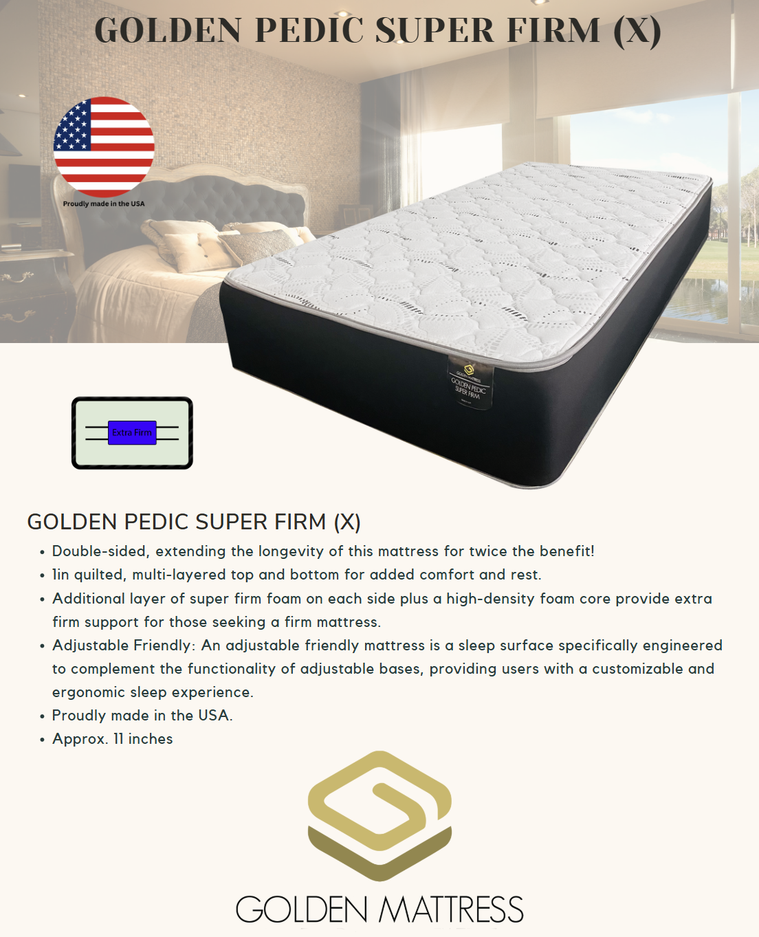 GOLDEN PEDIC SUPER FIRM