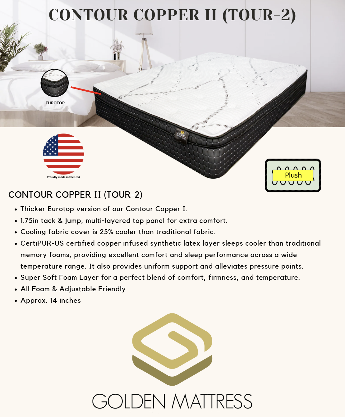 CONTOUR COPPER II EUROTOP