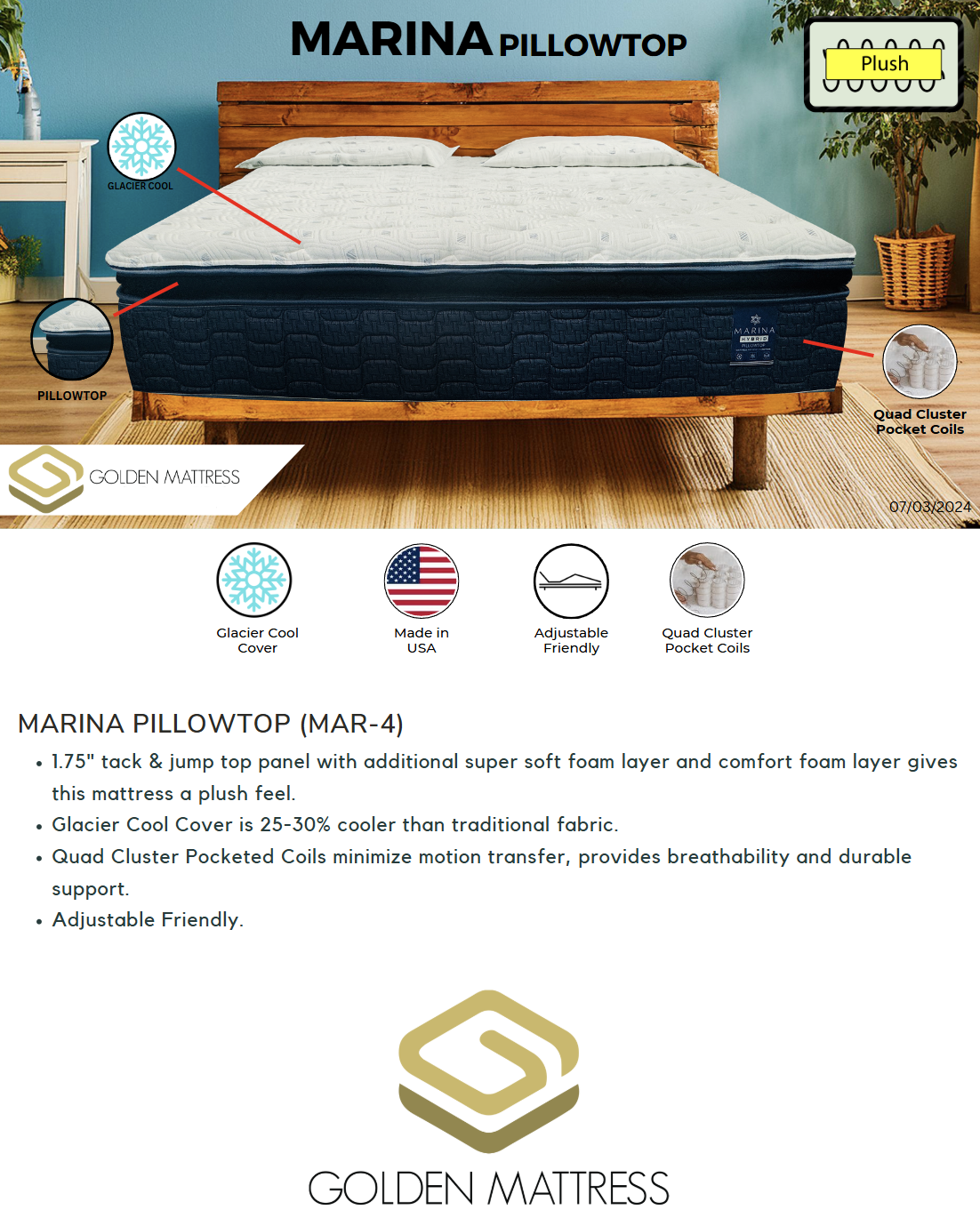 MARINA HYBRID PILLOWTOP