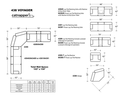 VOYAGER SECTIONAL MOTION COLLECTION