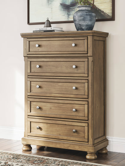 FEDDINGER STORAGE PANEL BEDROOM SET