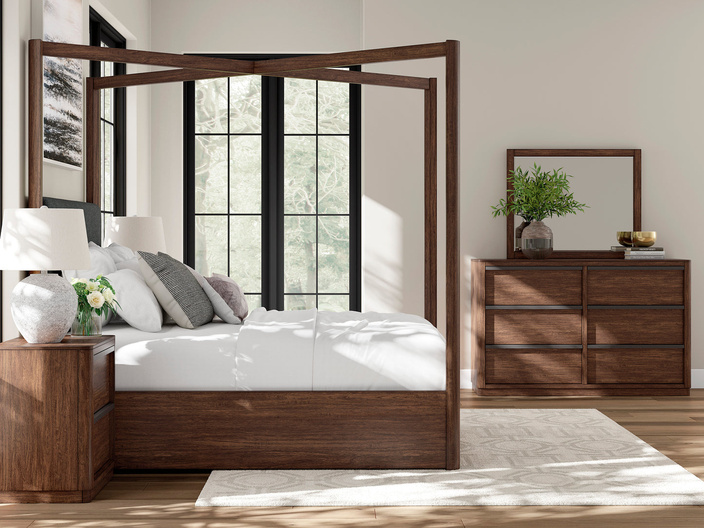DILENNO CANOPY BEDROOM SET