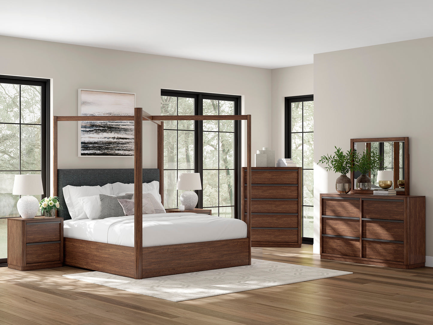 DILENNO CANOPY BEDROOM SET